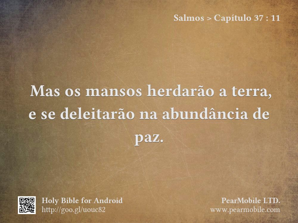 Salmos, Capítulo 37:11
